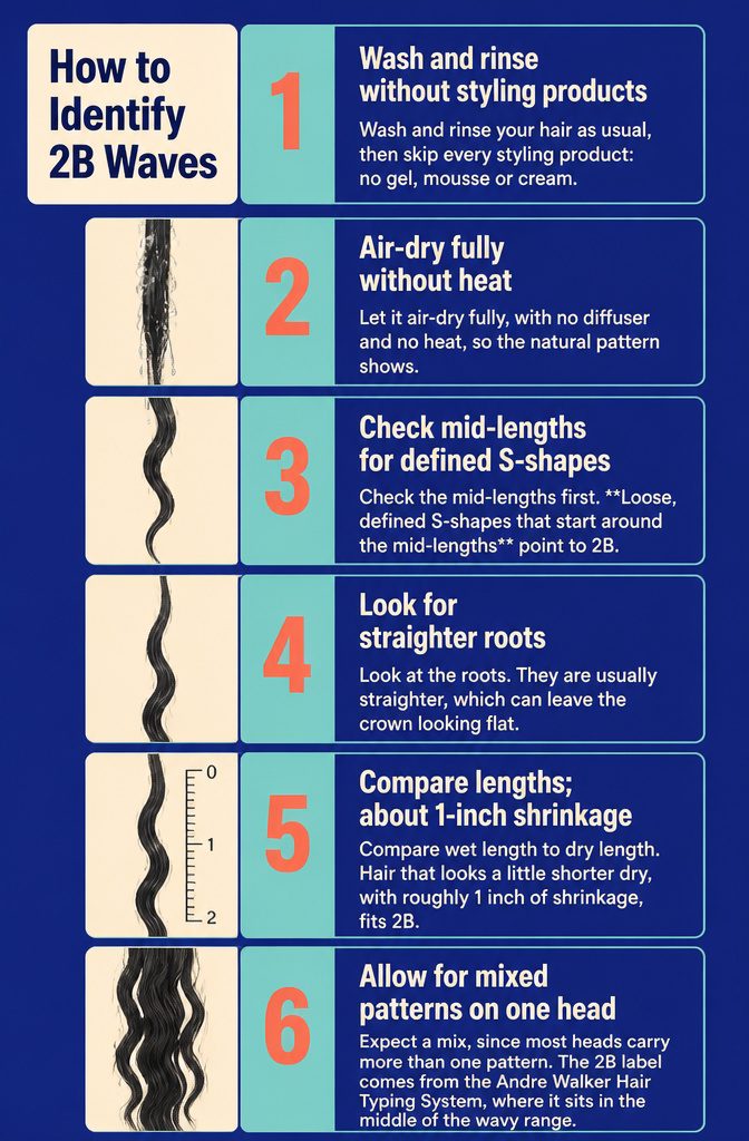 2B wave guide with S-shaped lengths and straighter roots