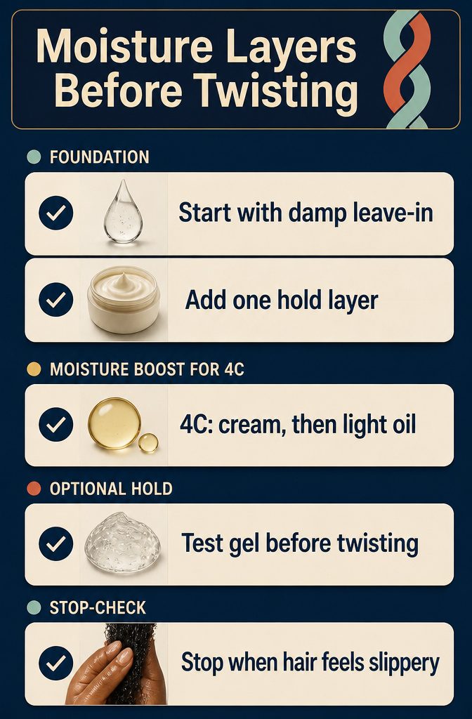 Moisture Layers Before Twisting information graphic