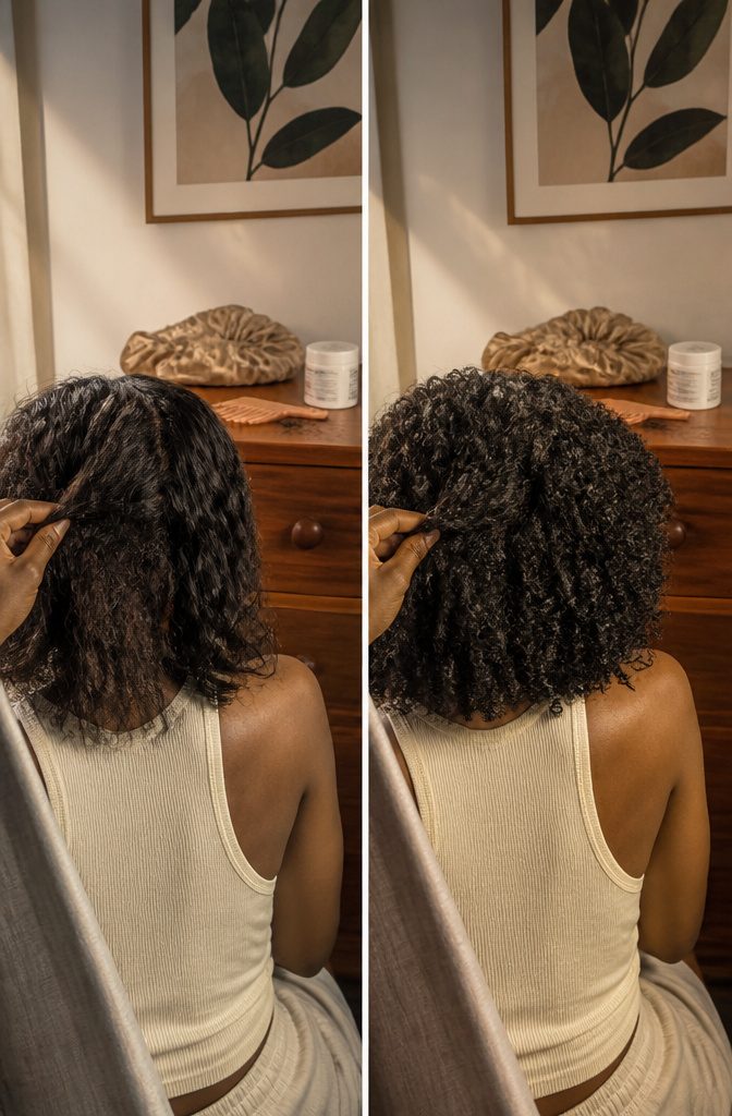 Pattern curl cream shown for an article about results on different curl patterns
