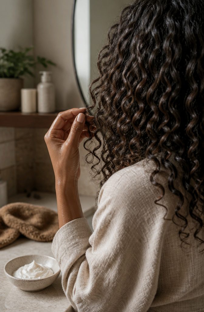 Pattern Styling Cream shown as a thick white curl cream